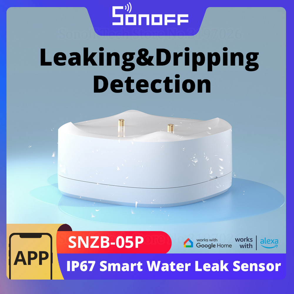 Sonoff Mini R4 - SONOFF SNZB-05P Zigbee مستشعر تسرب المياه