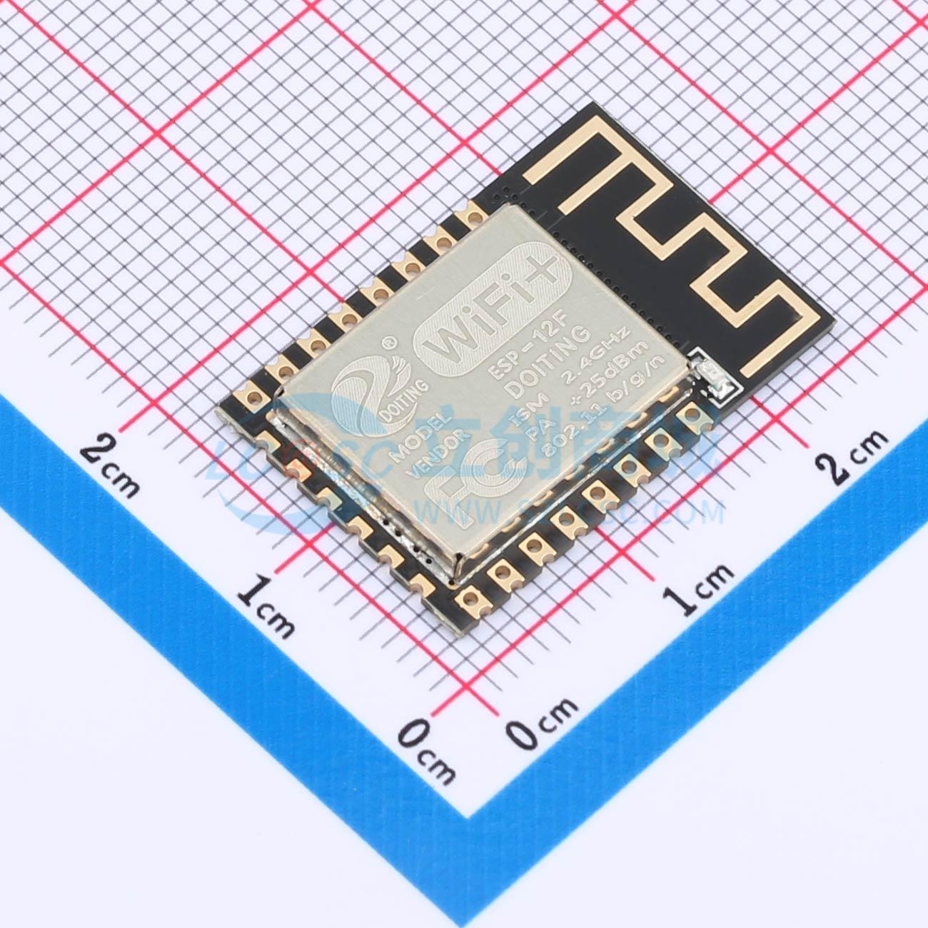 7 قطع ESP-12F SMD 24x16mm WIFI - مراجعة Smart Home Module Iot وسعره