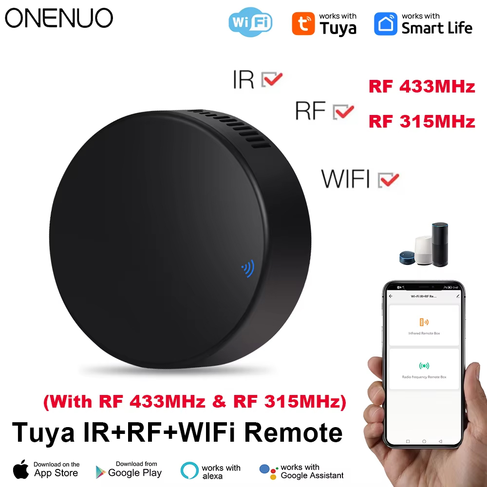جهاز تحكم عن بعد Tuya WiFi RF  - مراجعة Home Assistant Tuya وسعره
