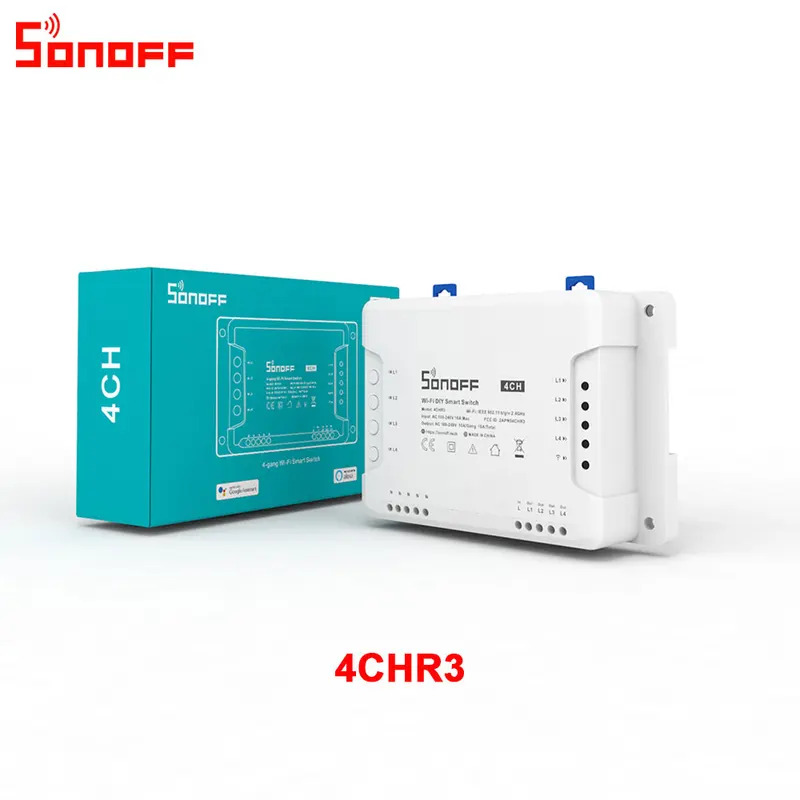 مفتاح واي فاي ذكي Sonoff 4CHR3 - مراجعة Sonoff وسعره