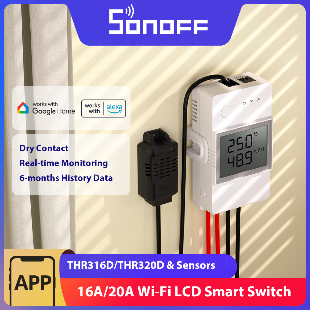 SONOFF THR316D/THR320D مفتاح ذ - مراجعة Sonoff Basic وسعره